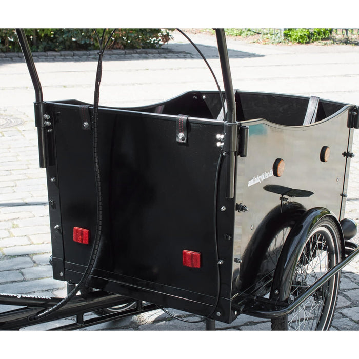Amcargobikes Deluxe Electric Cargo Tricycle Black North Sports Group