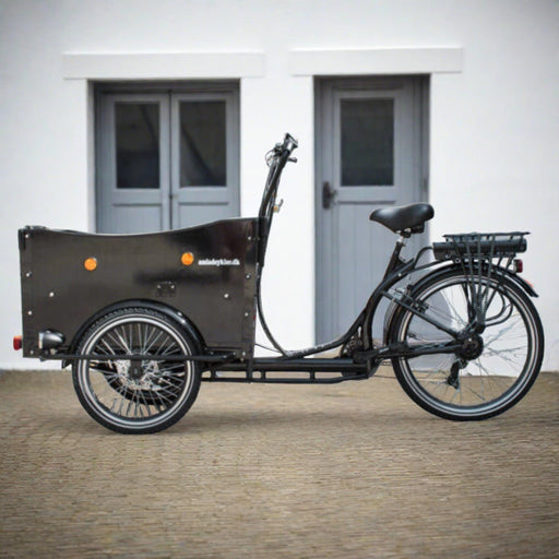 Amcargobikes Deluxe Electric Cargo Tricycle Black - North Sports Group