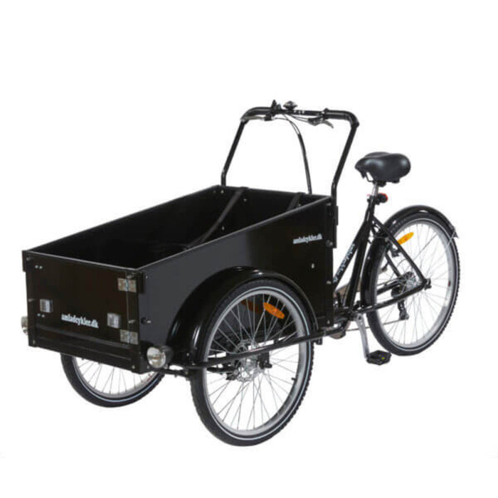 Amcargobikes Pet Edition Electric Cargo Bike, Black