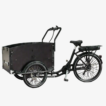 Amcargobikes Ultimate Curve Electric Cargo BIke Black North Sports Group