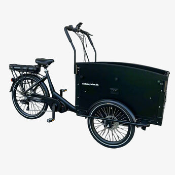 Amcargobikes Ultimate Curve Mid Range Electric Cargo Tricycle Black North Sports Group