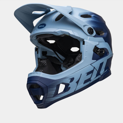 Bell Super DH MIPS MTB Helmet, Light Blue/Navy - North Sports Group