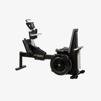 Concept II rowing machine on a white background