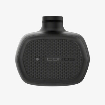 Black COROS device on a gray background