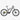 Gray electric bicycle with yellow accents on a gray background