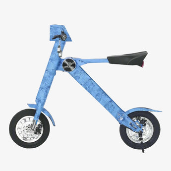 Cruzaa Built-In Bluetooth Electric Scooter, Denim Blue - North Sports Group