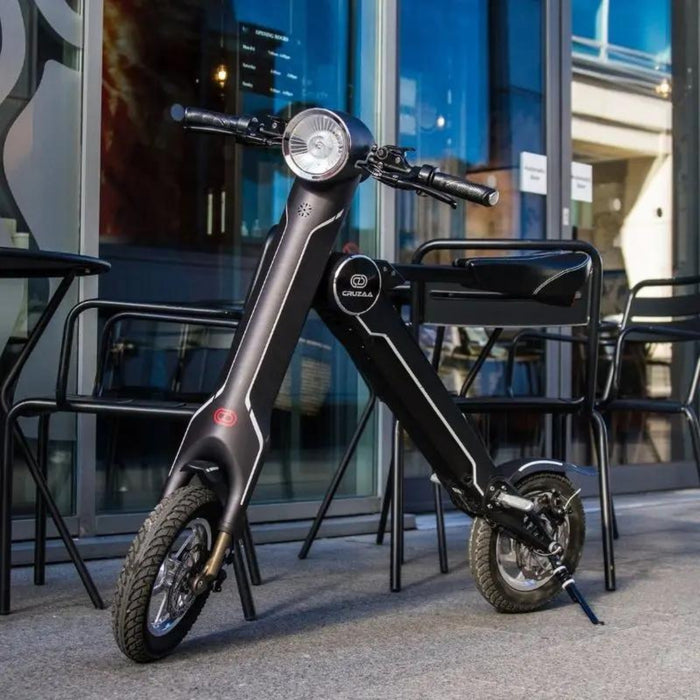 Cruzaa 250W Built-In Bluetooth Electric Scooter, Carbon Black North Sports Group