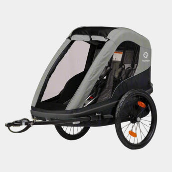 Hamax Avenida One Child Bike Trailer, Olive Green - North Sports Group