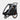 Gray and black stroller with a visible brand logo on a gray background