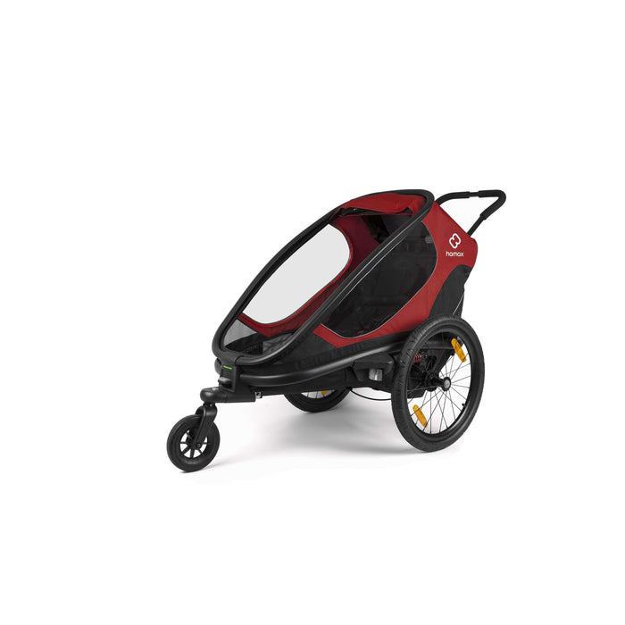 Hamax Outback One Child Bike Trailer, Red & Black