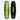 Jobe Vanity Wakeboard featuring a black and green color scheme with the Jobe brand logo in green on the top surface, and deep grooved channels along the base.