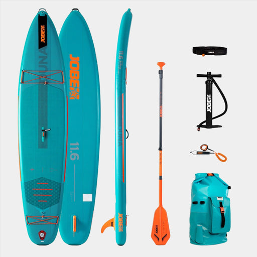 Jobe Duna 11.6 Inflatable Paddle Board Combo, Teal - North Sports Group