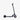 Black electric scooter on a gray background