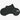 Black bicycle cover with 'evoc' branding on a gray background