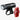 A set of Cateye bike lights, with a black front light labeled AMPP 400 and a red rear light labeled VIZ 150, both mounted on bike brackets.