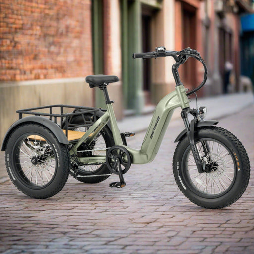 Revom T2 Fat Tyre Electric Mountain Trike Green - North Sports Group