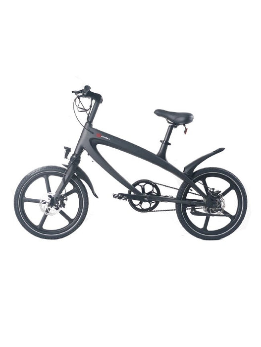 Cruzaa Built-In Speakers & Bluetooth Electric Bike, Carbon Black - 60km Range Urban City Bikes Cruzaa 