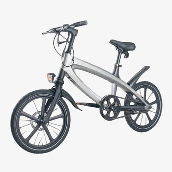 Cruzaa Built-In Speakers & Bluetooth Electric Bike, Gunmetal Grey - 60km Range Urban City Bikes Cruzaa