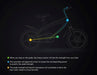 Cruzaa Built-In Speakers & Bluetooth Electric Bike, Solarbeam Yellow - 60km Range Urban City Bikes Cruzaa 