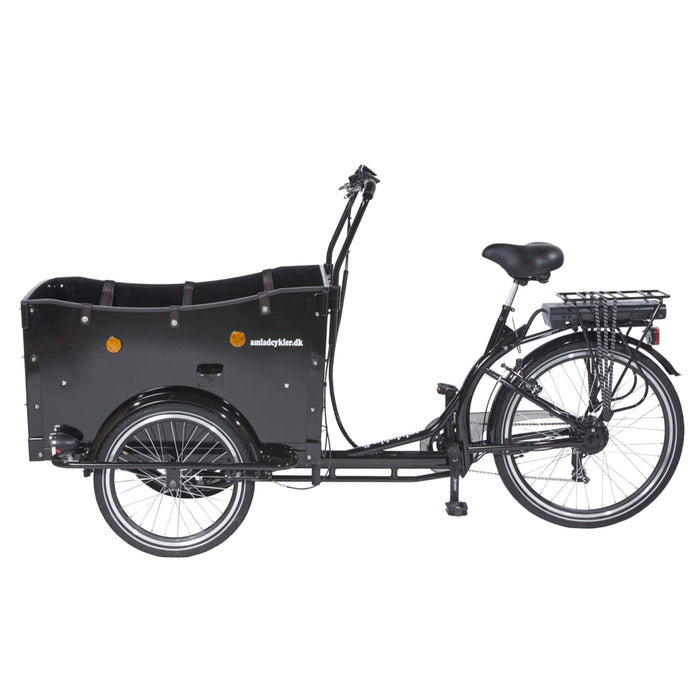 Amcargobikes Children Edition Electric Cargo Bike Black North Sports Group