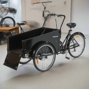 Amcargobikes Dog Edition Electric Cargo Bike Black - North Sports Group