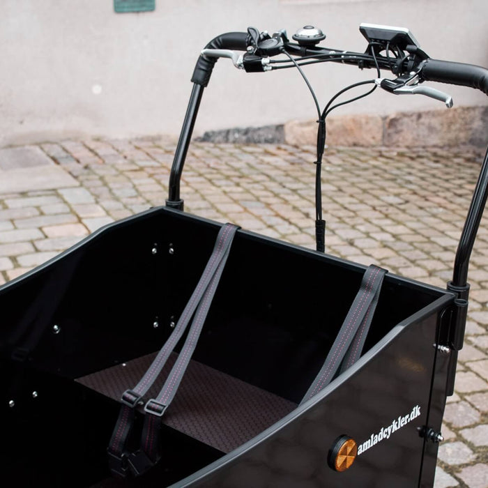 Amcargobikes Premium Electric Cargo Tricycle, Black - 15.5mph Speed