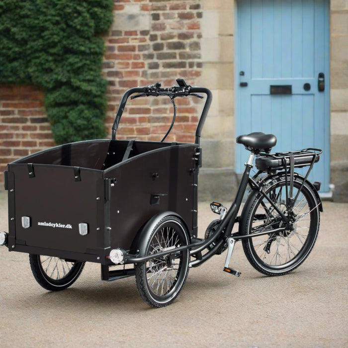 Amcargobikes Ultimate Curve Electric Cargo BIke Black North Sports Group