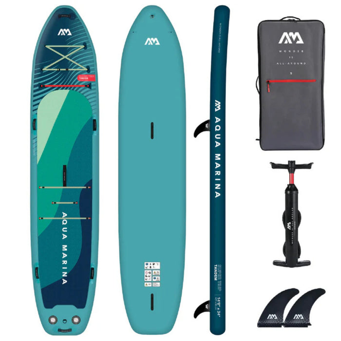 Aqua Marina Super Trip Tandem 14'0" Inflatable SUP Board Combo