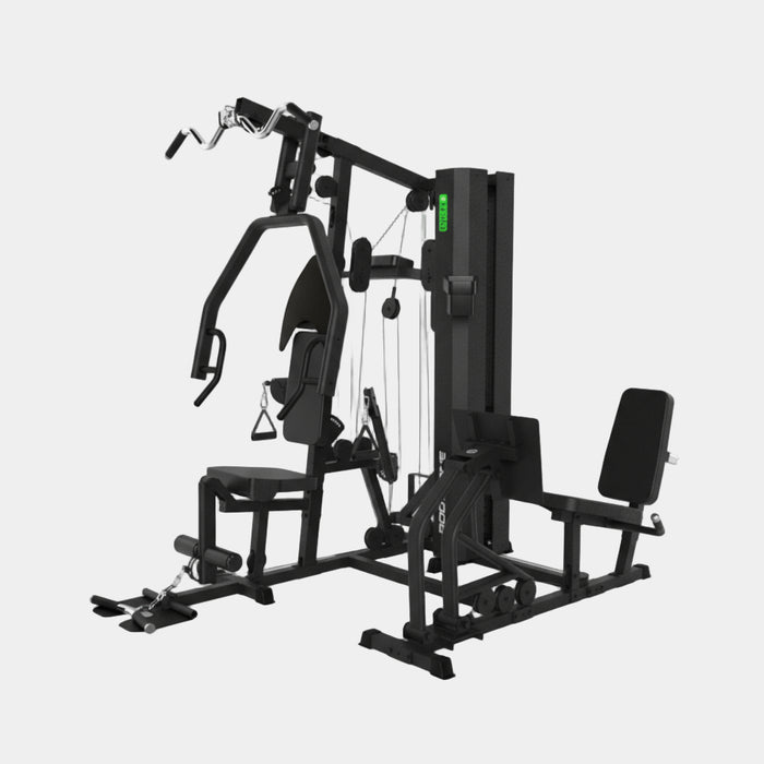 Black gym machine on a white background