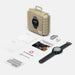 COROS smartwatch packaging with accessories on a white background