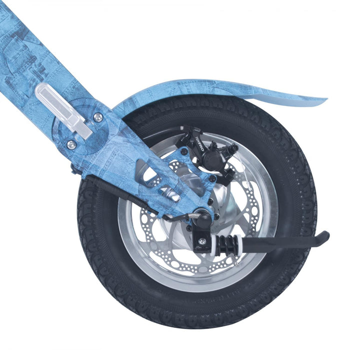 Cruzaa Built-In Bluetooth Electric Scooter, Denim Blue - North Sports Group