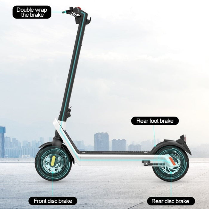 Cruzaa Commuta Pro Max Electric Scooter, Black - 100km Range North Sports Group