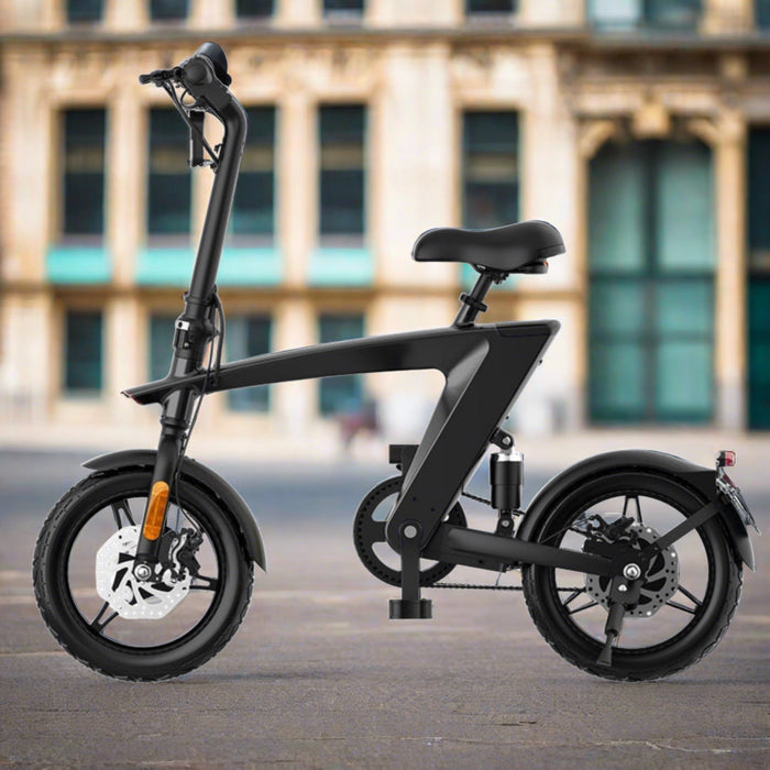 Cruzaa The Max Folding Electric Bike, Carbon Black - 35km Range North Sports Group