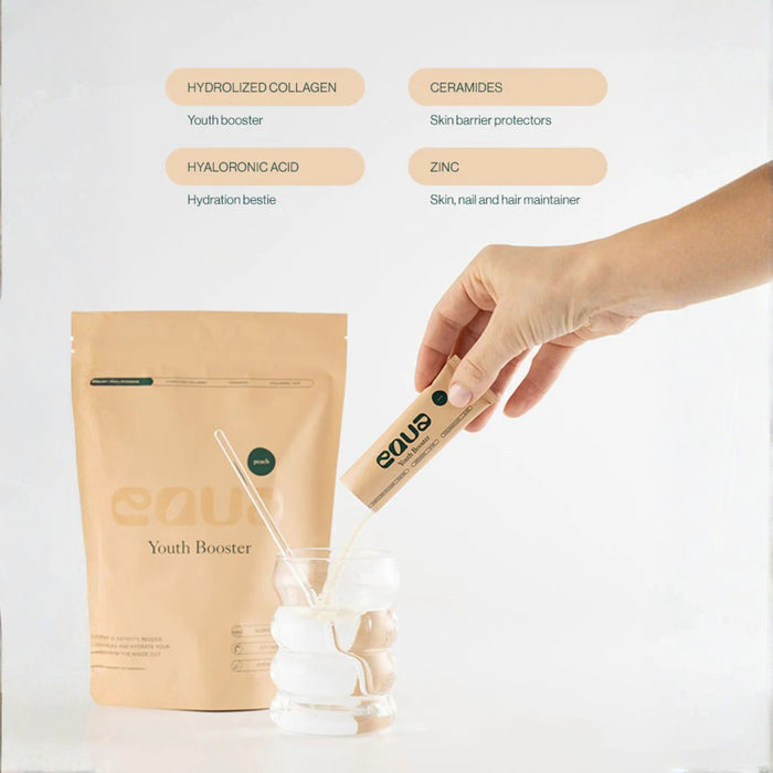 Product packaging with a hand holding a stick labeled 'Sculp' on a light background