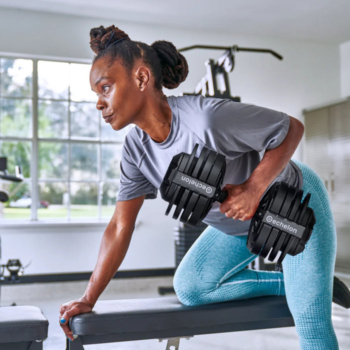 Echelon Strength Adjustable Dumbbells