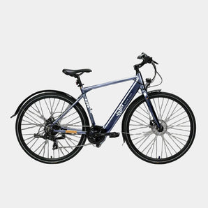 electric bike with emu branded in a studio grey setting