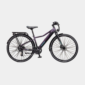 Ezego Commute Int Unisex Electric Bike, Purple - 60km Range - North Sports Group