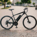 Falcon Turbine Electric Mountain Bike, Black - 45km Range Electric Mountain Bike Falcon - North Sports Group