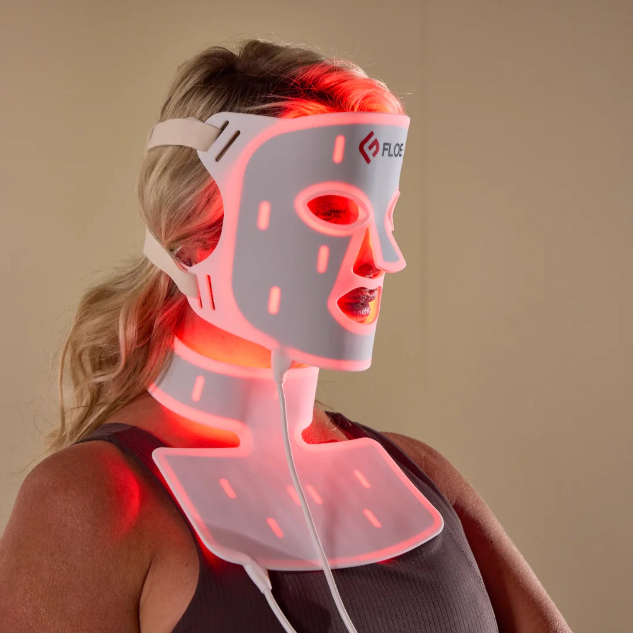 Funle Led Mask Floe | LED Light Mask (mask with neck) – North Sports