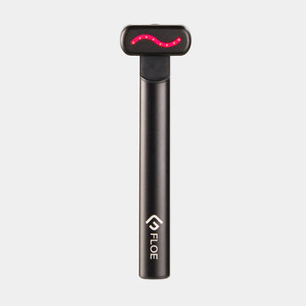 Black and red tool with 'Floe' branding on a beige background