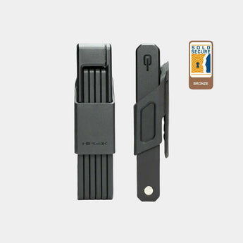Two gray security locks with a visible brand logo on a gray background