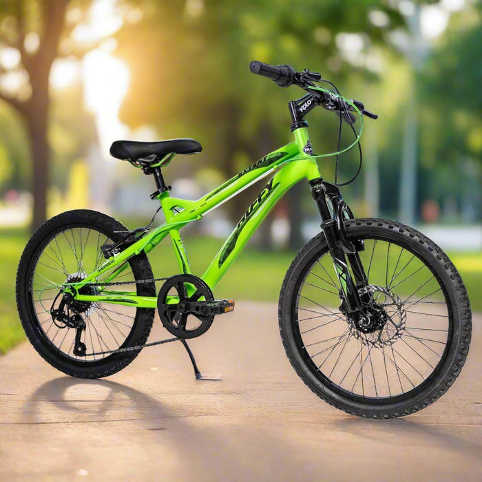 Huffy Extent 20" Mountain Bike, Antifreeze Green