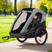 Hamax Avenida One Child Bike Trailer, Olive Green - North Sports Group