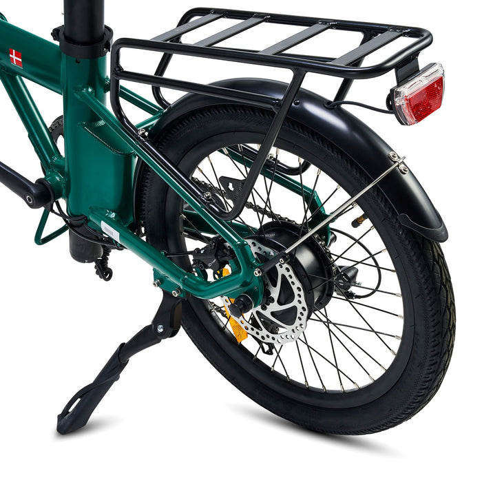 Hygge Virum Folding Electric Bike, British Racing Green - North Sports Group