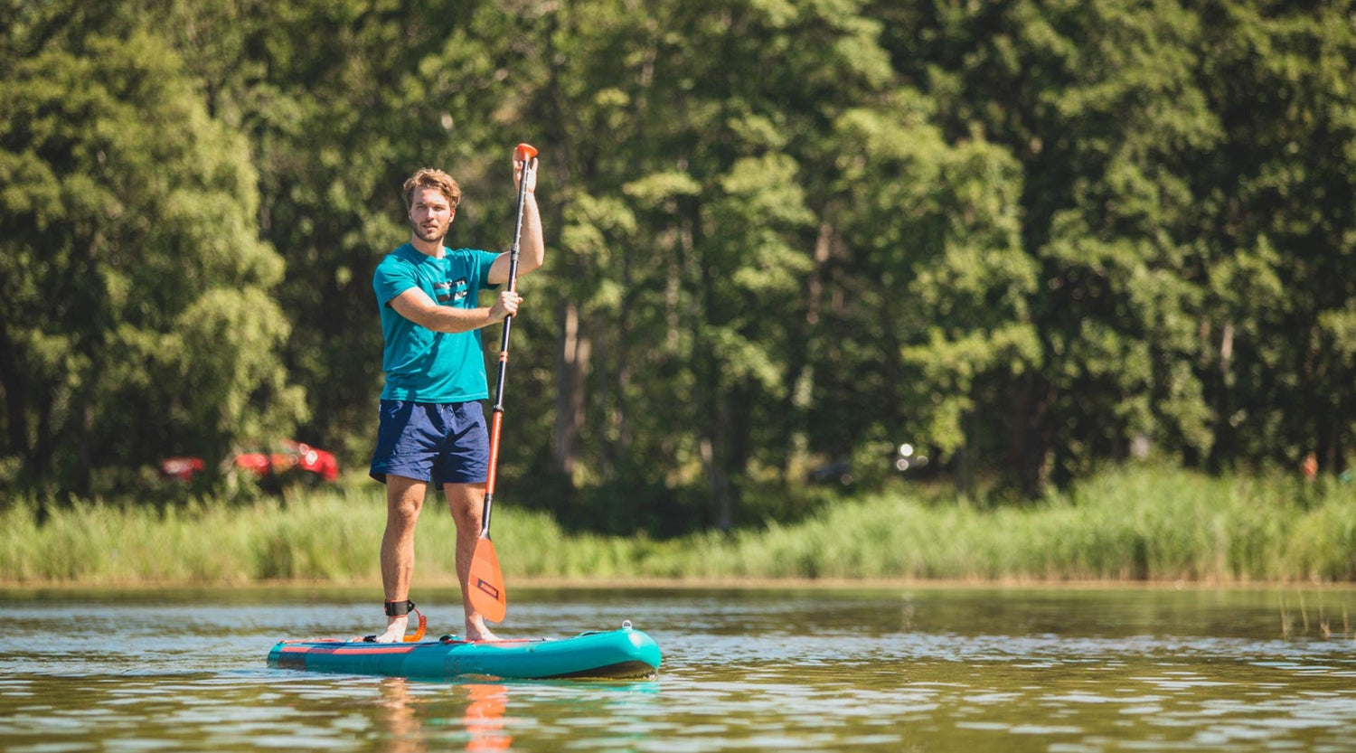 Jobe Fibreglass SUP Paddle Orange 3Parts Lightweight Adjustable