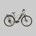 Electric bicycle on a white background