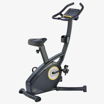 Exercise bike with a gray background