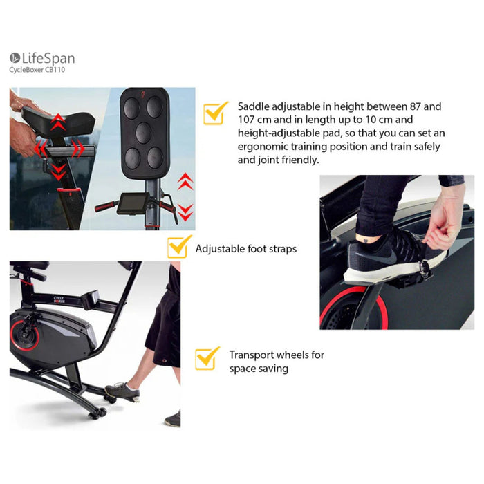 LifeSpan CB110 Fitness Cycle Boxer