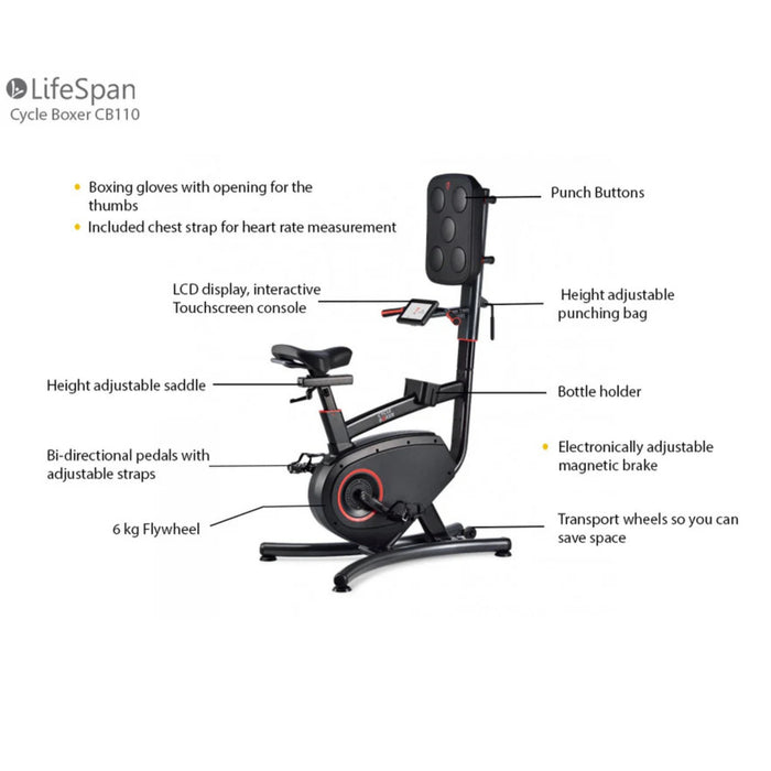 LifeSpan CB110 Fitness Cycle Boxer