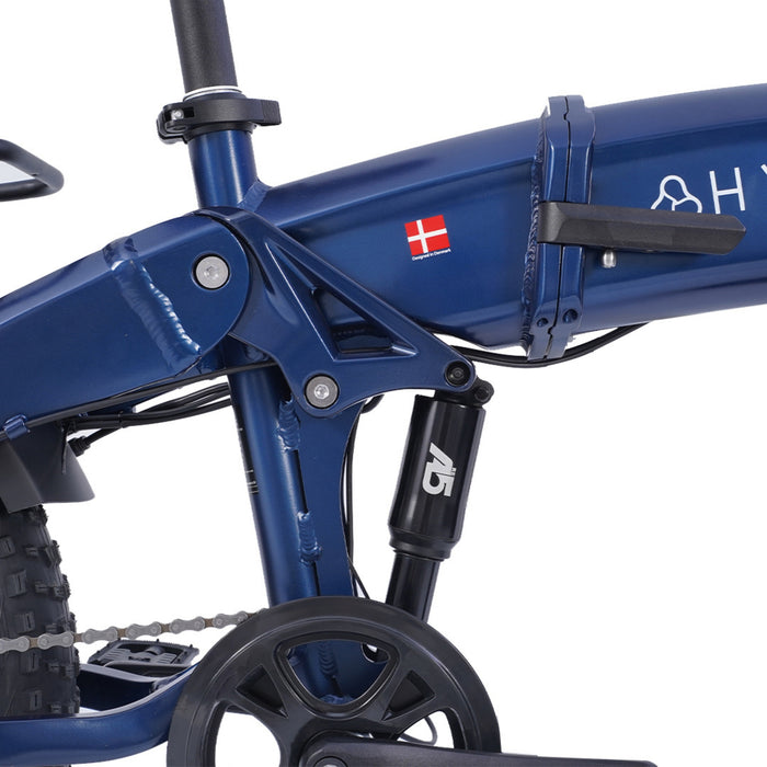 Hygge Sorø Folding Electric Bike, Royal Blue